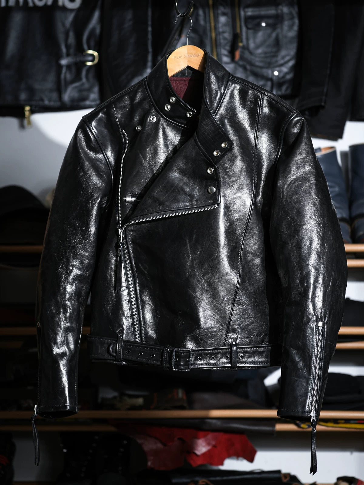 BLACK RIDGE Jacket ウエストシェイプ短丈 ホースハイド｜オイルワックス