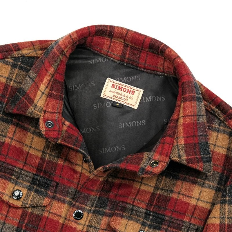 CPO Shirt Jacket — Check, Heavy, Coffee Brown Wool