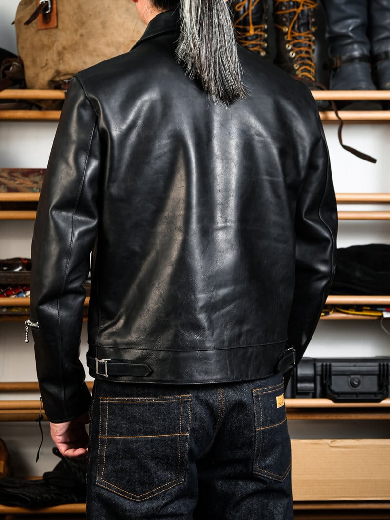 551 Leather Jacket — British Classic, Black Calfskin