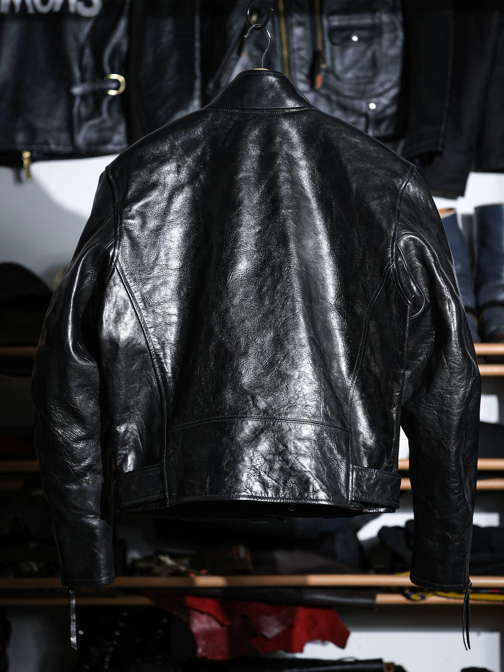 BLACK RIDGE Jacket ウエストシェイプ短丈 ホースハイド