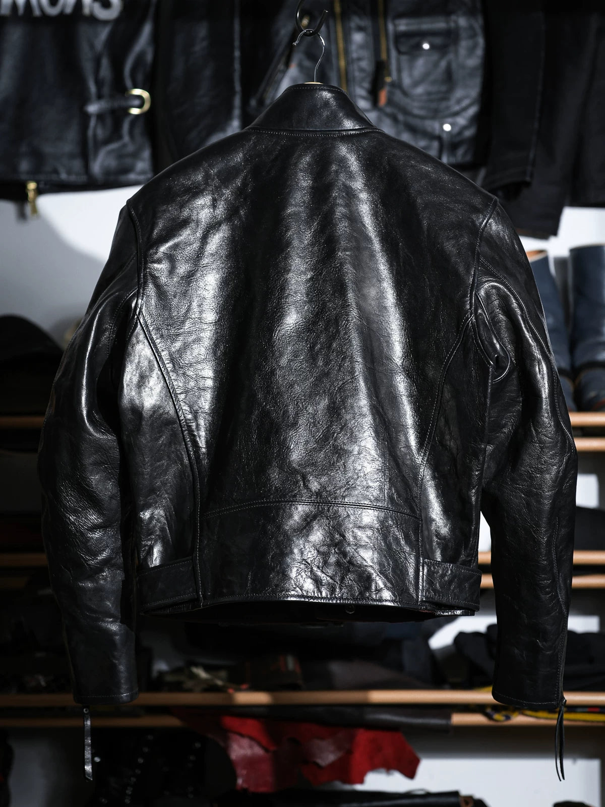 BLACK RIDGE Jacket ウエストシェイプ短丈 ホースハイド