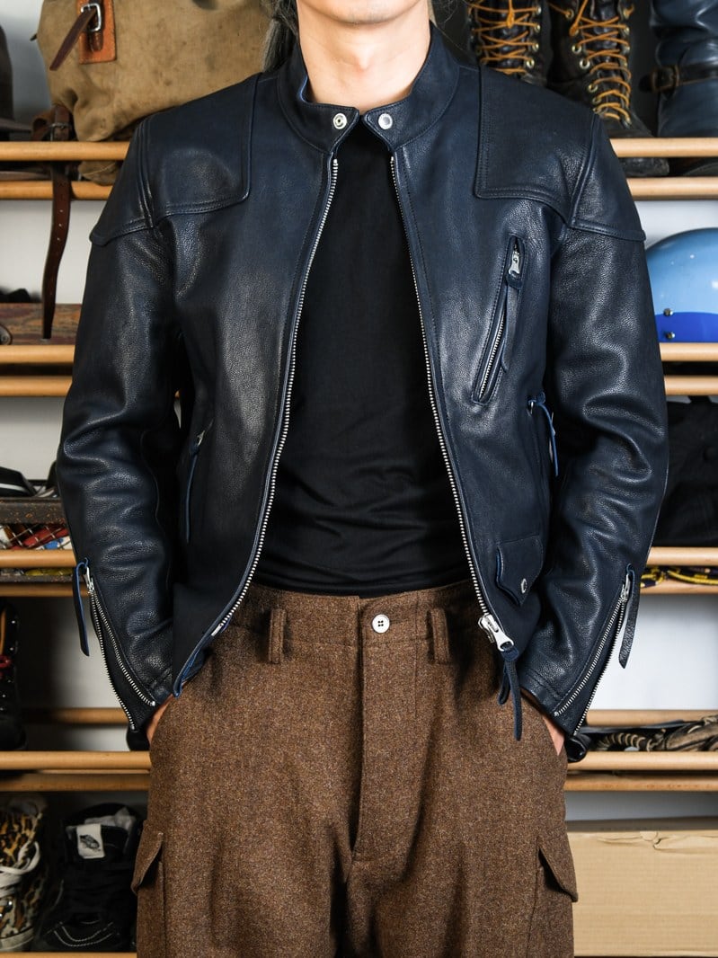 Single Riders Leather Jacket — Tannin Tanned Goatskin