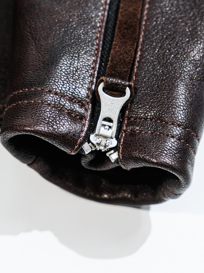 Single Riders Leather Jacket — Tannin Tanned Goatskin