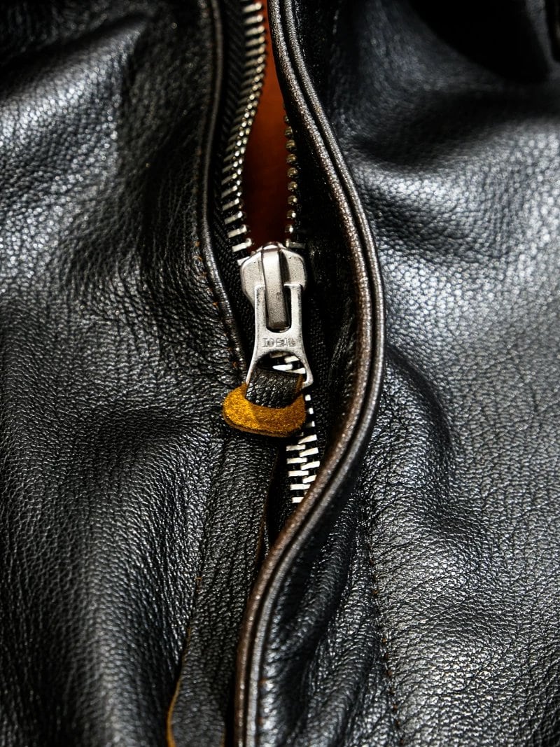 A-2 Leather Flight Jacket — Military, Short, Tea-Core Goatskin
