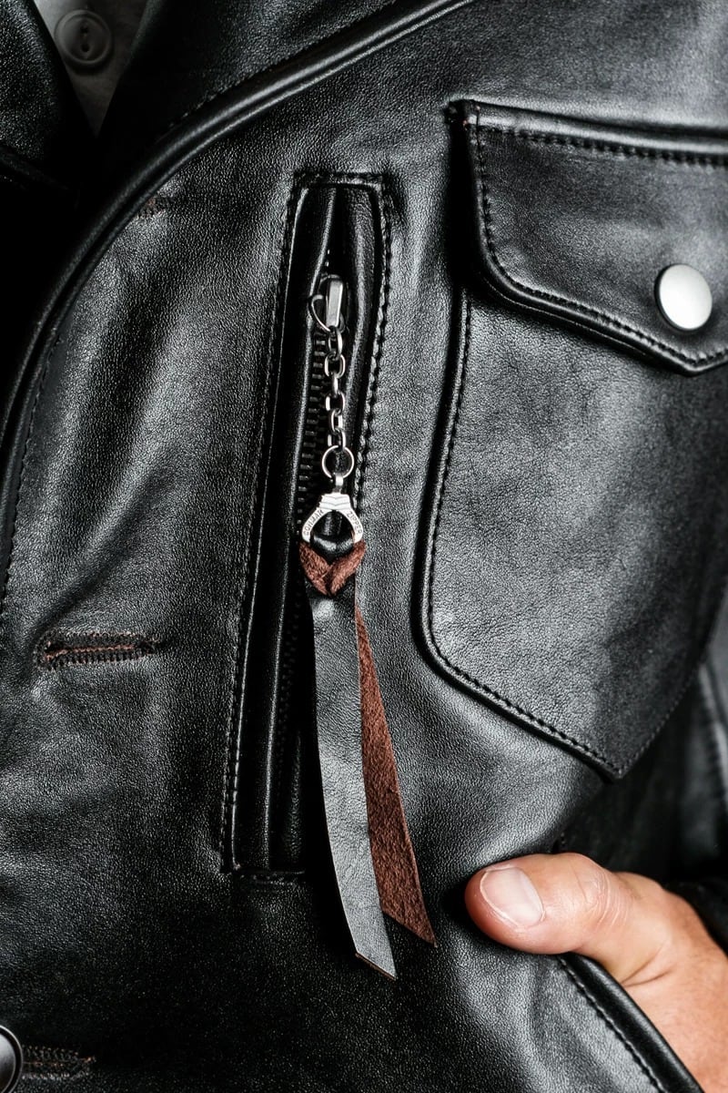 Car Coat — 1940s Horsehide