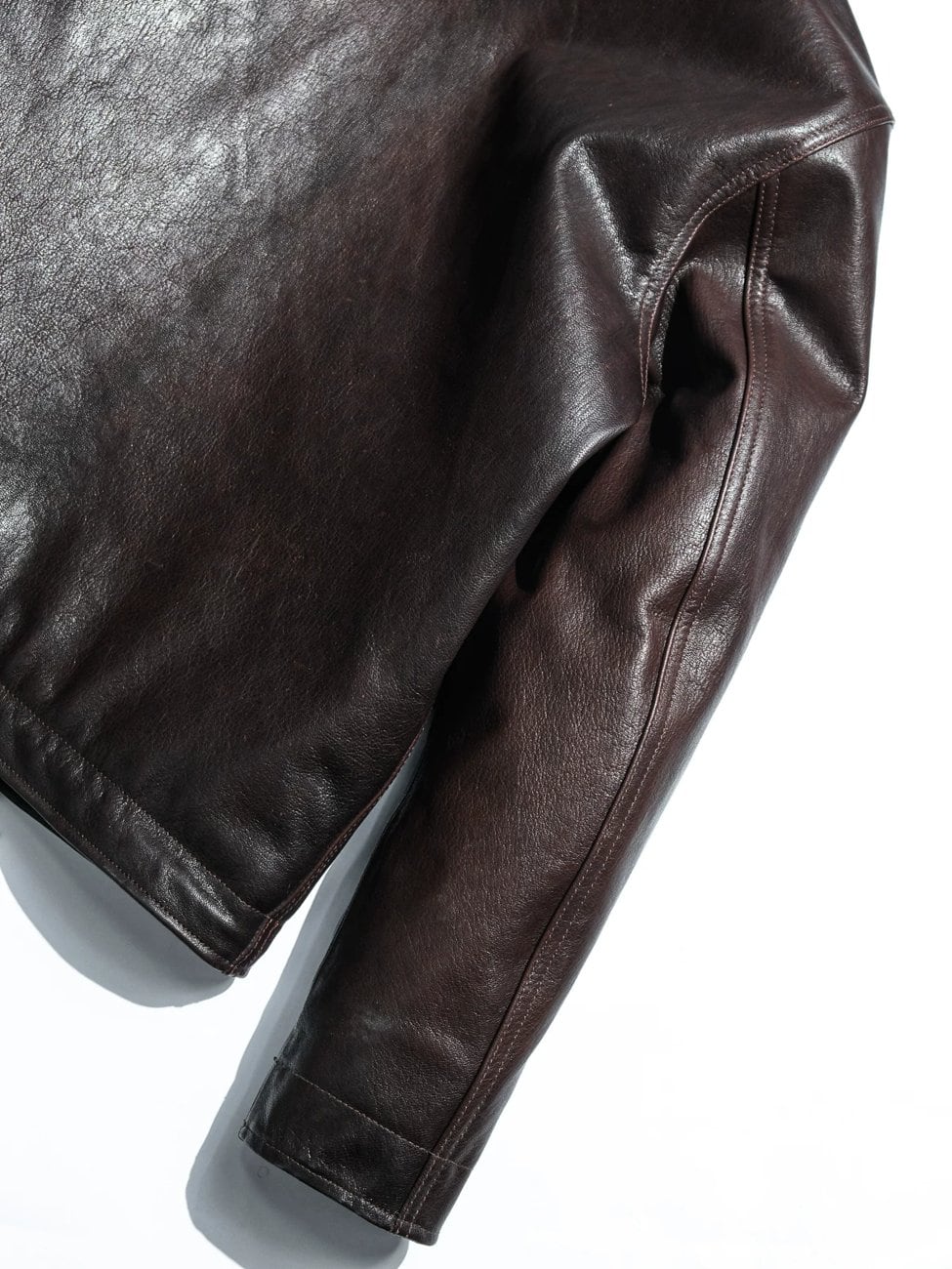 N-1 All-Leather Deck Jacket — Shearling Collar, Sheepskin