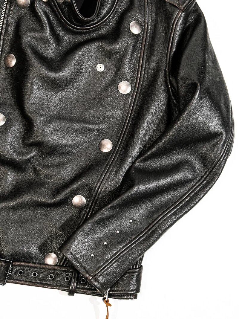 Double-Breasted Riders Jacket J-31 — 1930s Goatskin