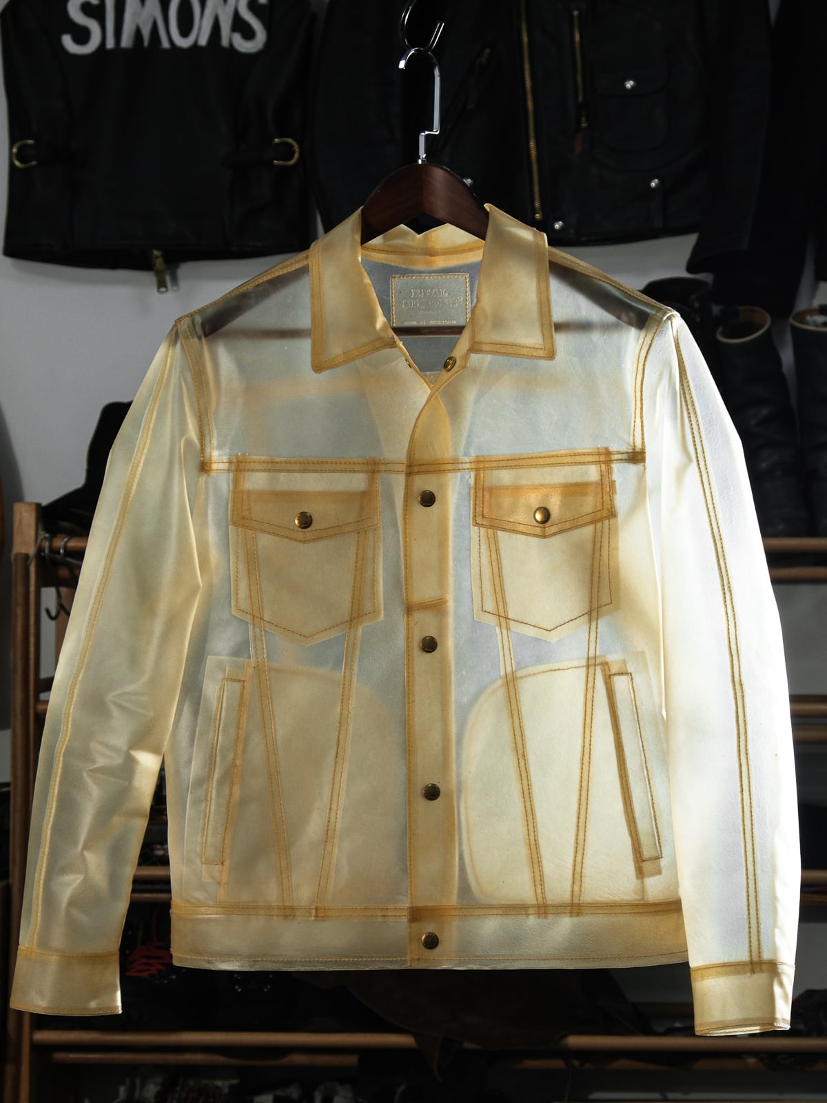 【受注生産】AURORA Jacket クリア ゴートスキン