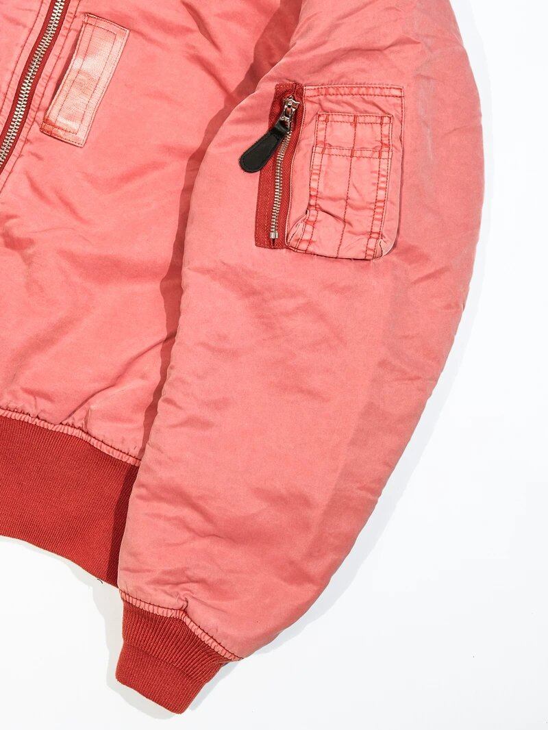 MA-1 Flight Jacket — Washed, Washed Pink, Nylon