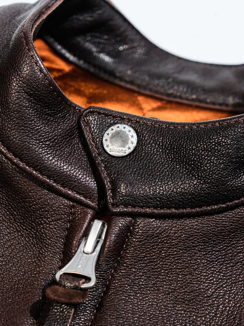 Single Riders Leather Jacket — Tannin Tanned Goatskin
