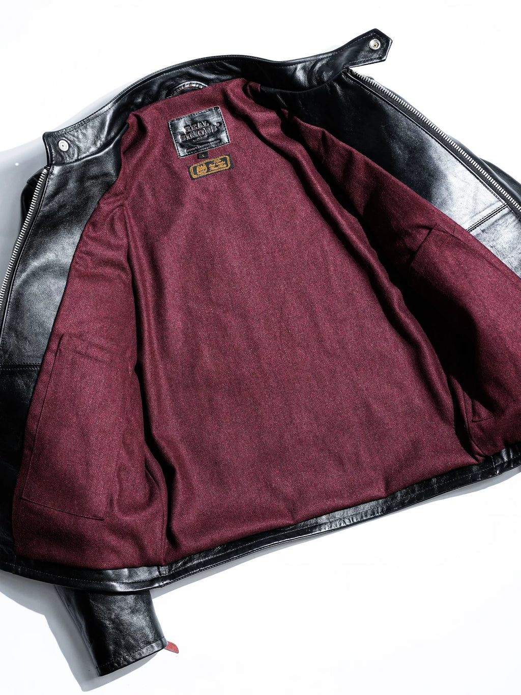 MOJAVE レーシングジャケット シングルライダース 茶芯 ホースハイド
