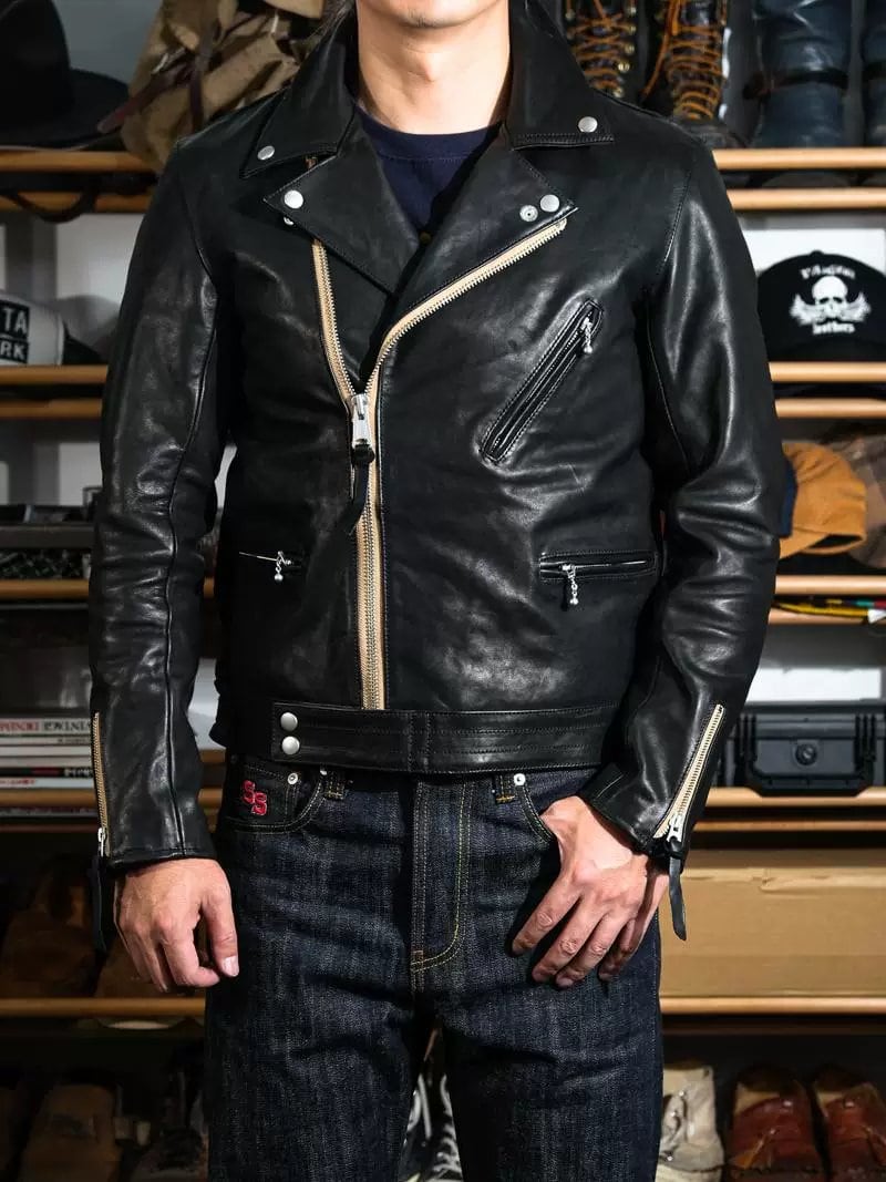 441 Double Riders Leather Jacket — 1970s British, Wax Calfskin