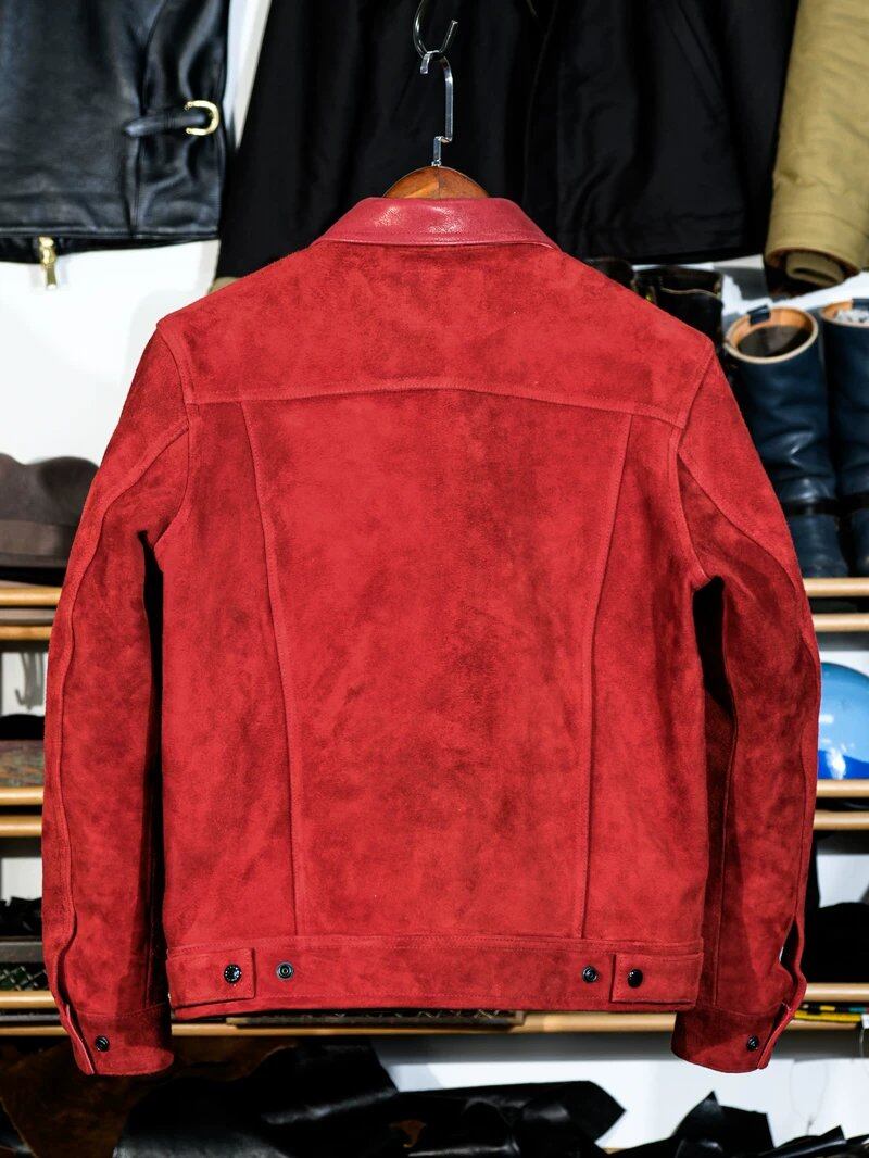 Suede Trucker Jacket — Third Type, Goat Suede