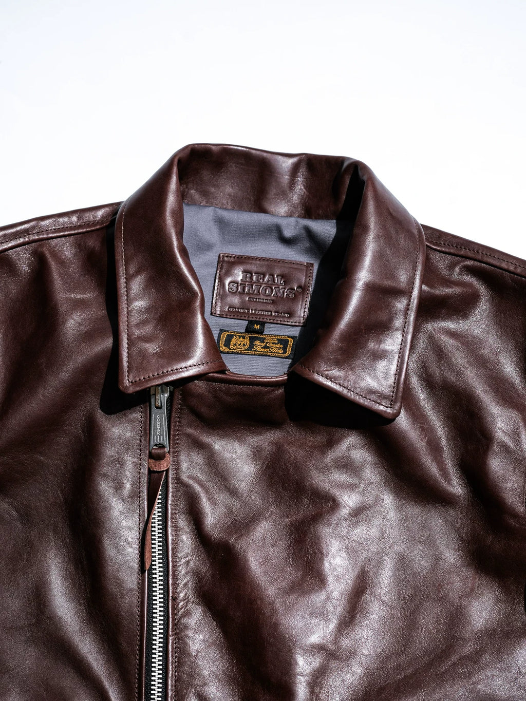 ニュルンベルク ダブルブレスト レザージャケット 1940s シールブラウン ホースハイド
