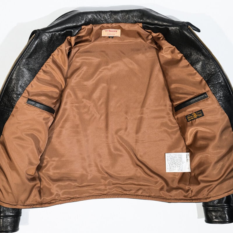 MENDOZA Vintage Grain Single Riders — Black Goatskin