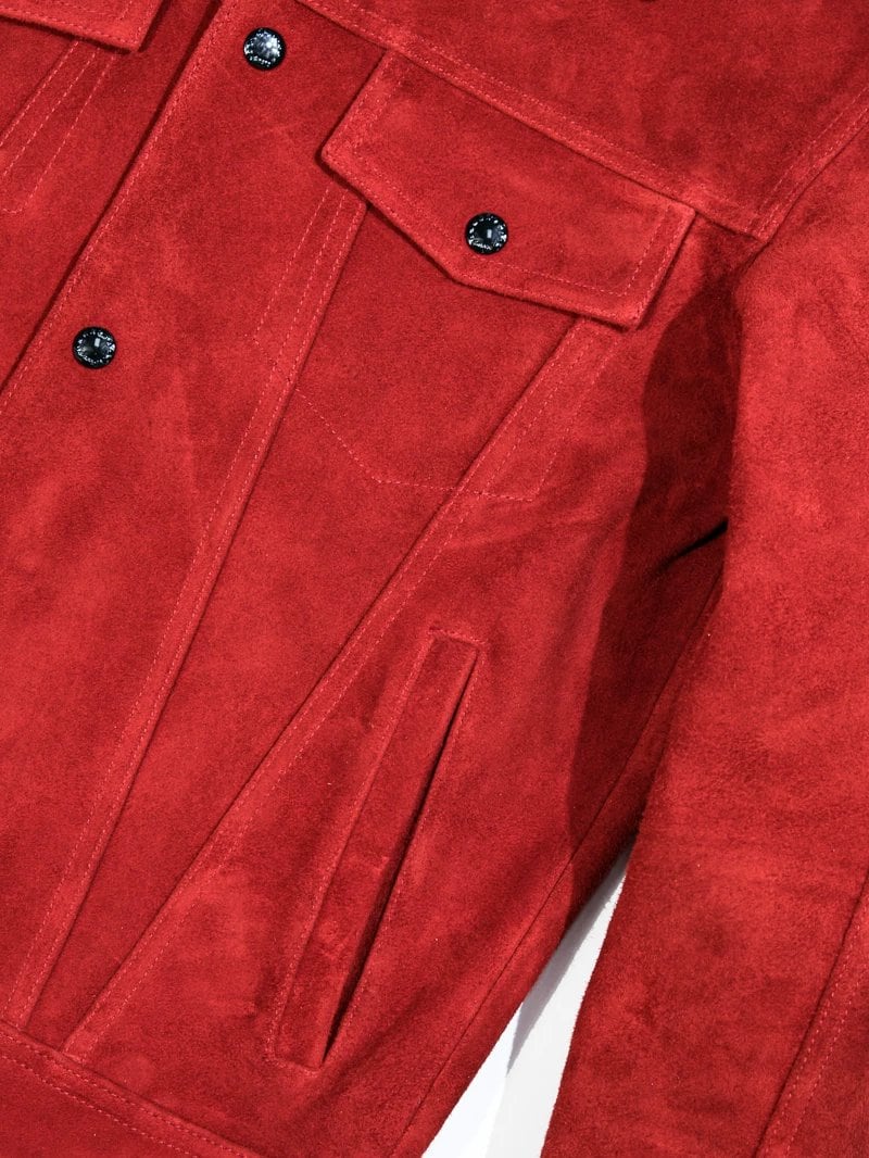 Suede Trucker Jacket — Third Type, Goat Suede