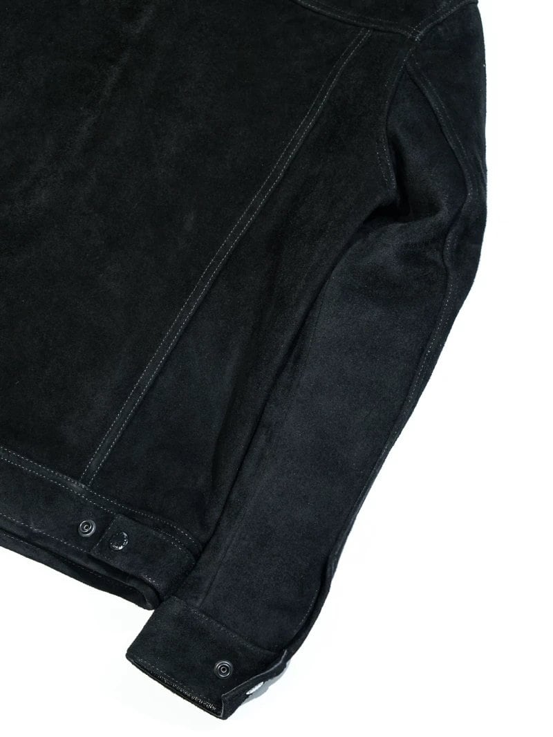 Suede Trucker Jacket — Third Type, Goat Suede