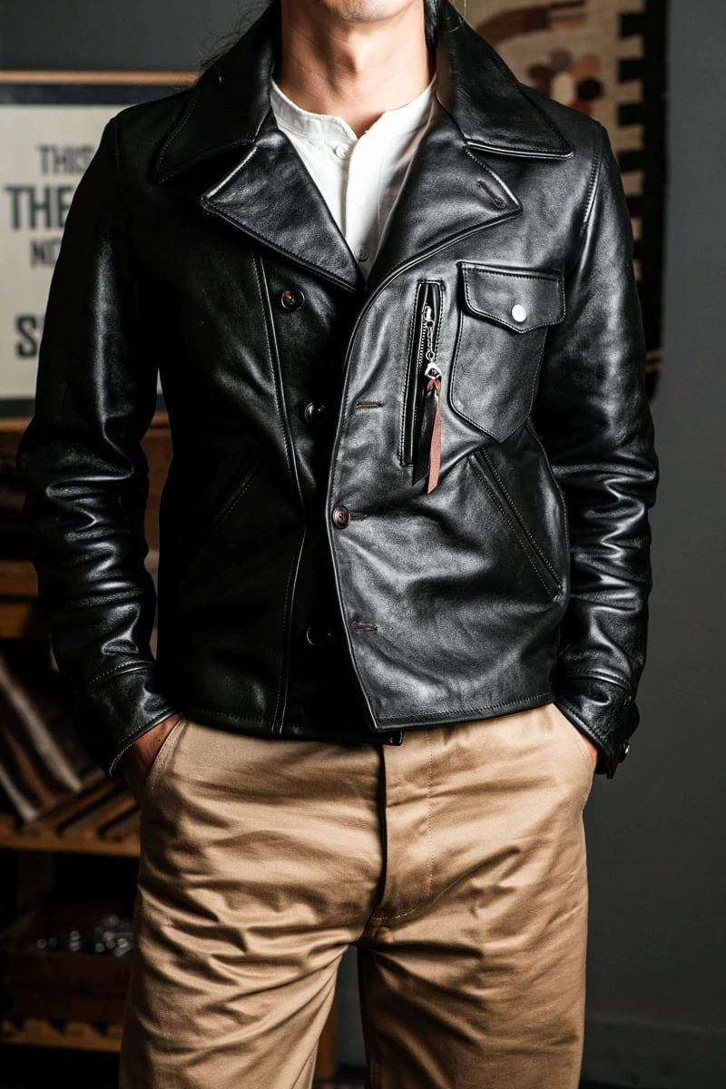 Car Coat — 1940s Horsehide