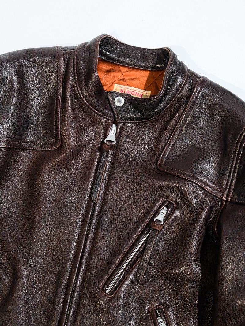 Single Riders Leather Jacket — Tannin Tanned Goatskin