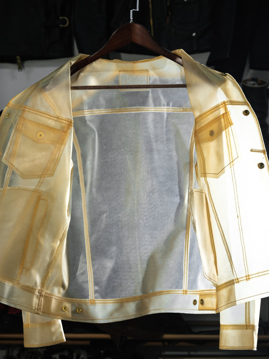 【受注生産】AURORA Jacket クリア ゴートスキン