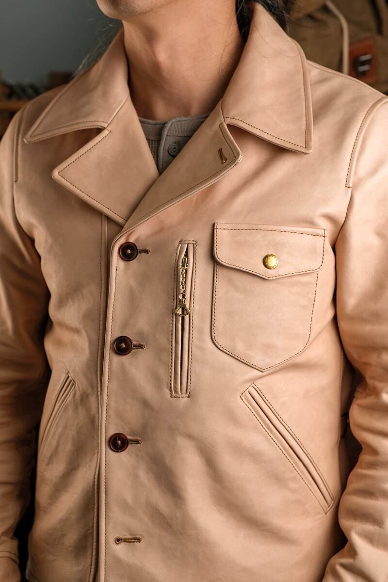 Car Coat — 1940s Horsehide