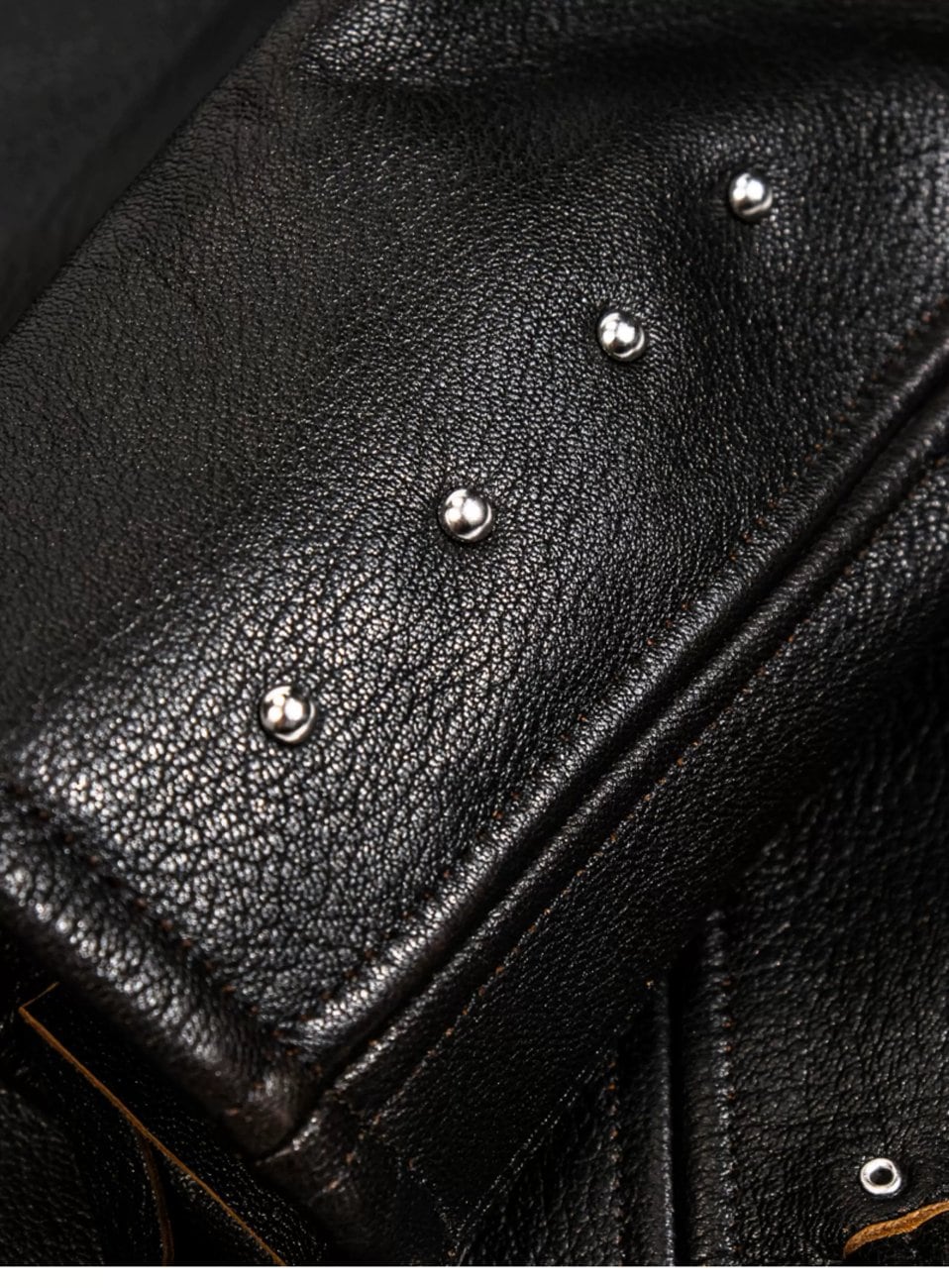 Double-Breasted Riders Jacket J-31 — 1930s Goatskin