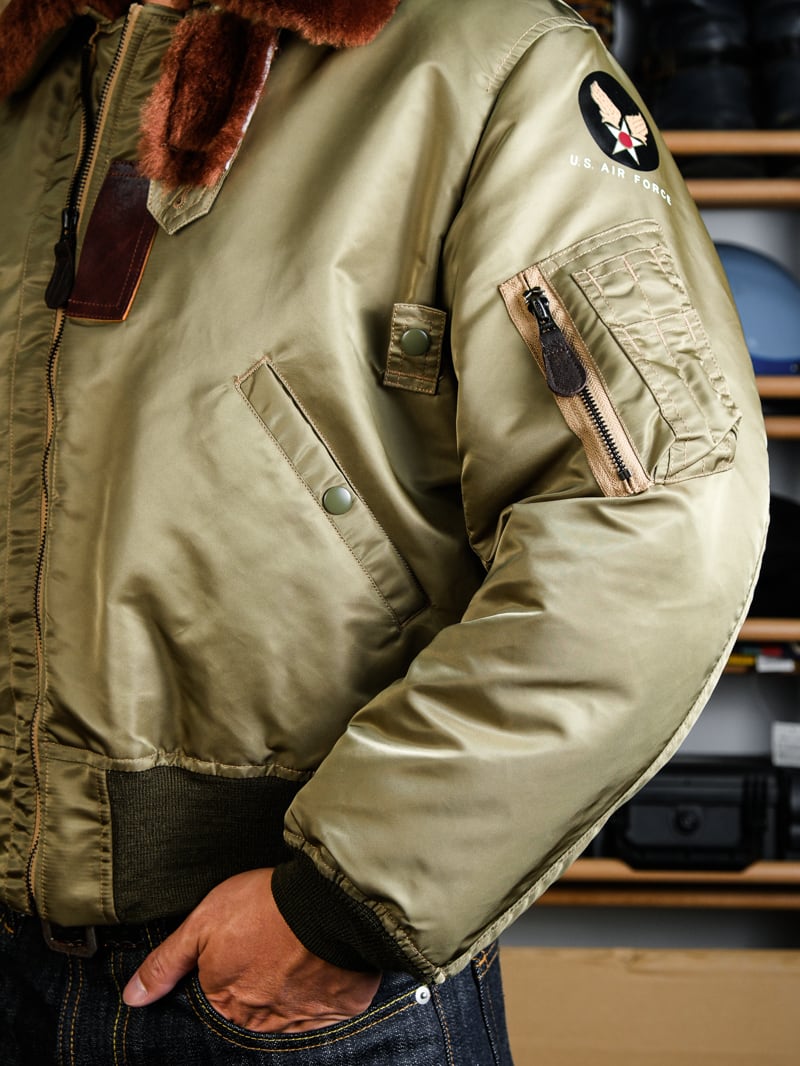 B-15B Flight Jacket — Real Fur Collar