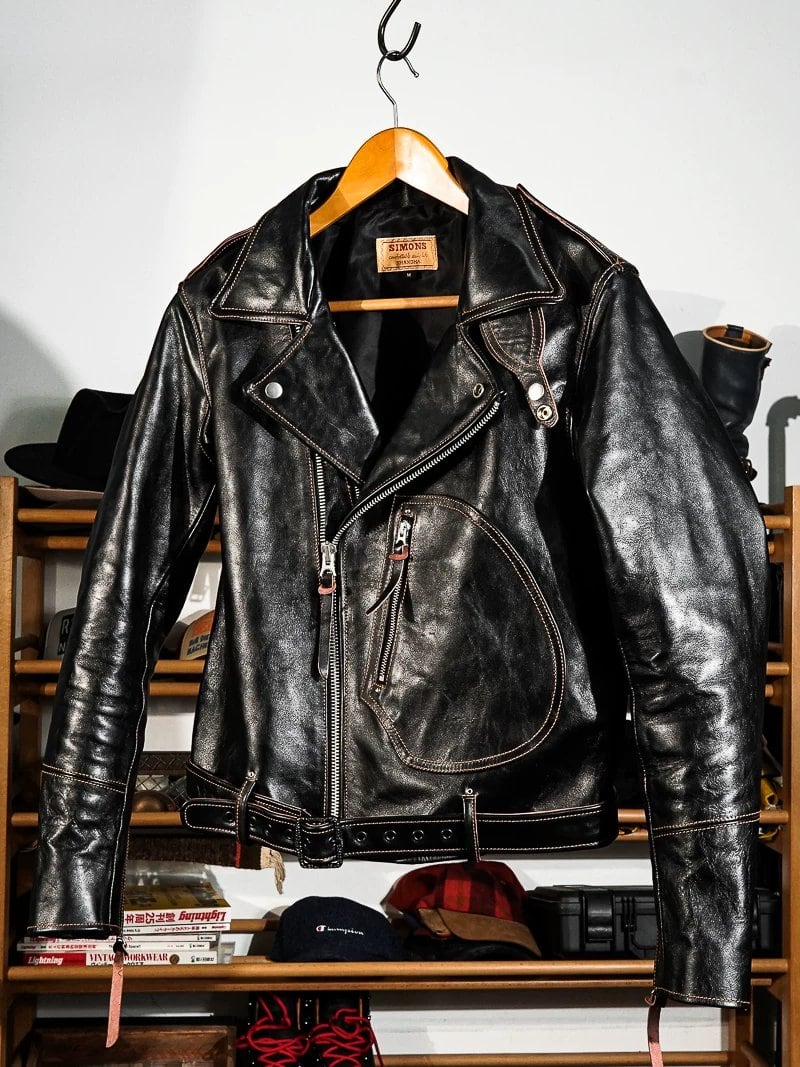 Classic Double-Pocket Riders — Tea-Core, 1930s Horsehide