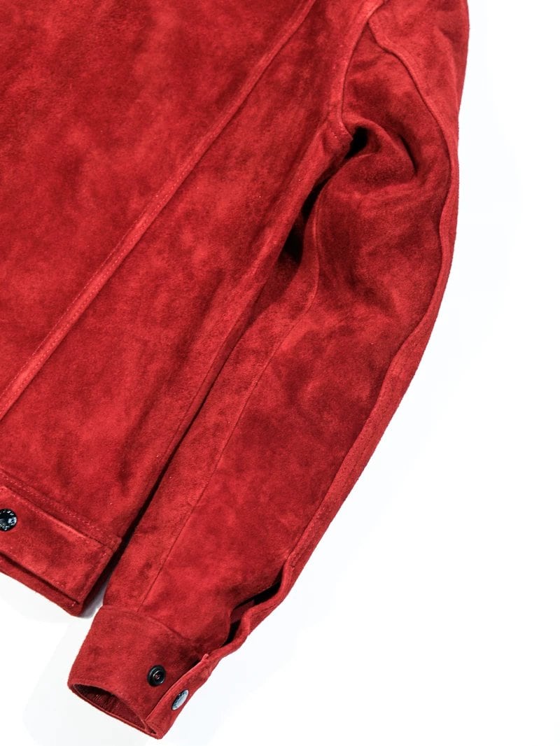 Suede Trucker Jacket — Third Type, Goat Suede