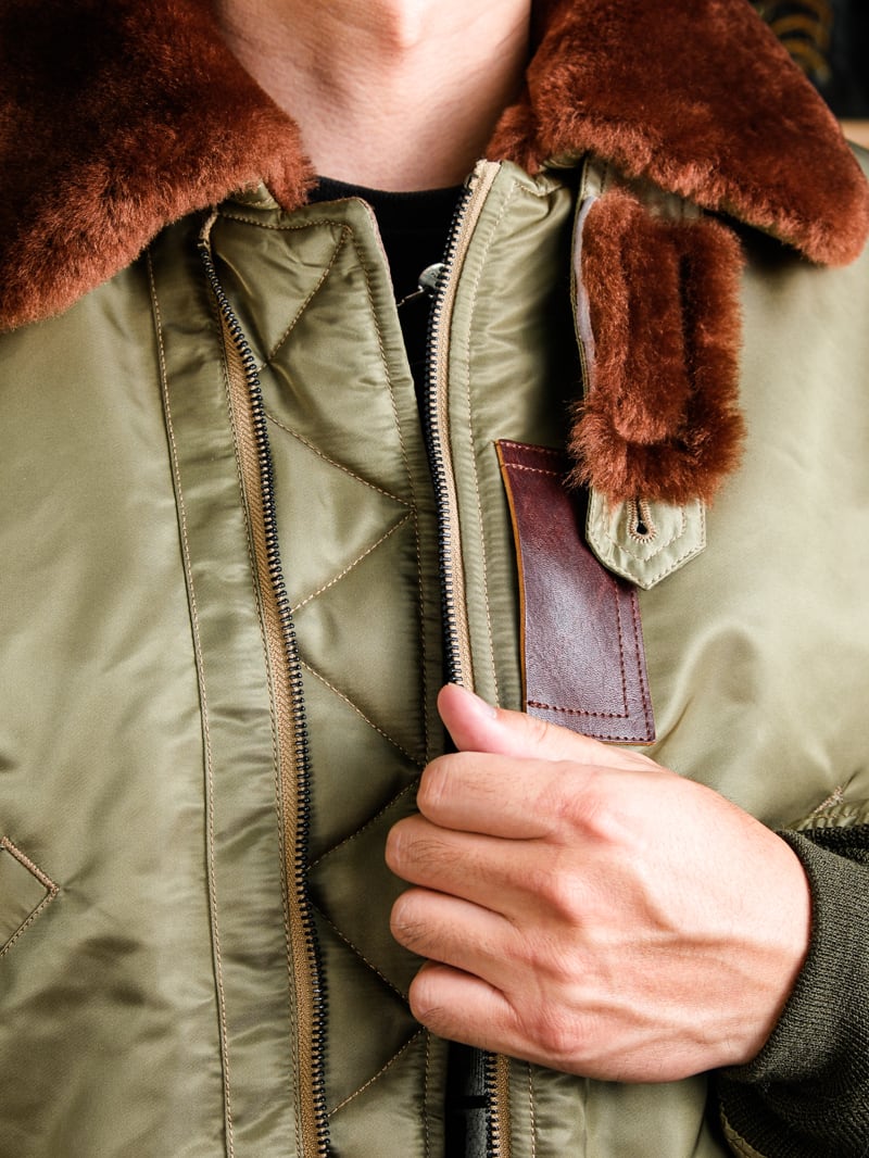 B-15B Flight Jacket — Real Fur Collar