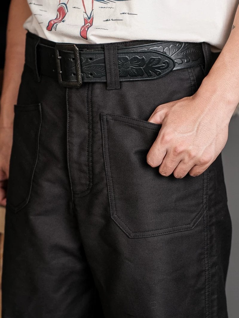 N-1 Deck Pants — All Cotton, Straight, Black
