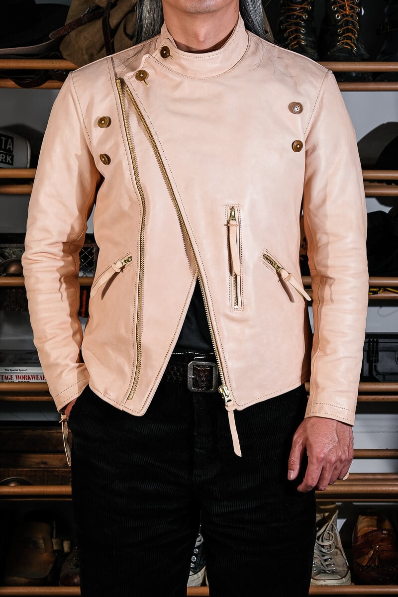 Sonoma Jacket ワイドショルダー絞り ホースハイド