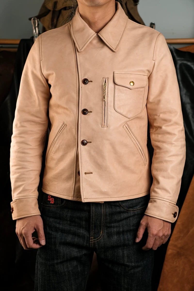 Car Coat — 1940s Horsehide