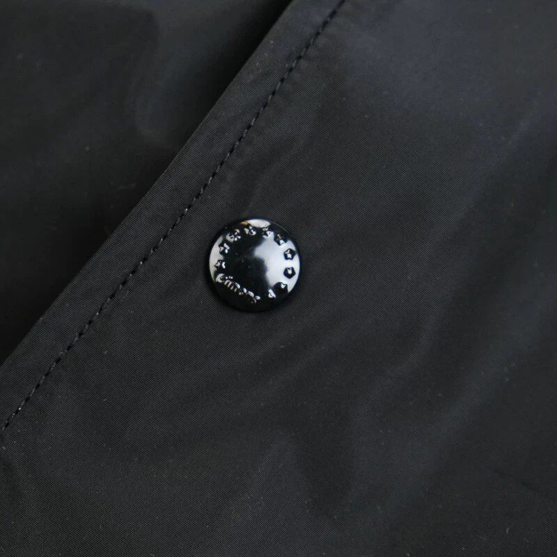 Coach Jacket — Riding, Waterproof, Black Nylon