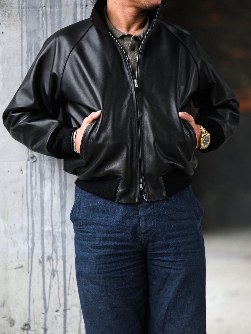 Harrington Blouson G9 — Leather