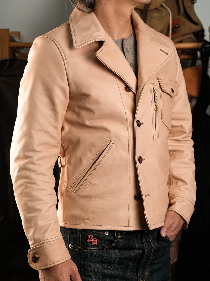 Car Coat — 1940s Horsehide