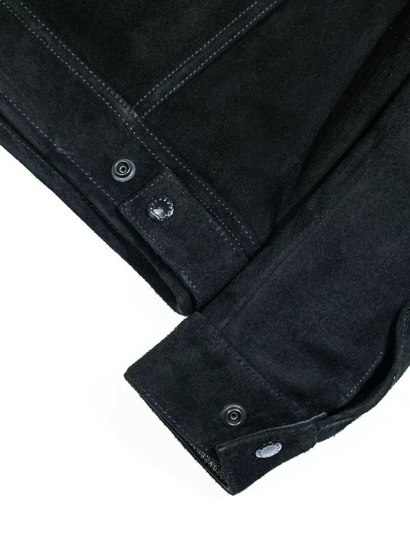 Suede Trucker Jacket — Third Type, Goat Suede