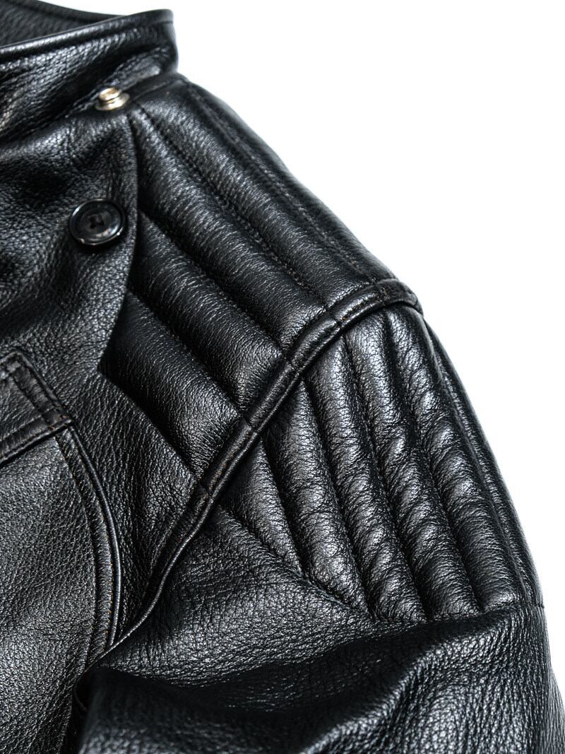 1920s Vintage Classic Riders Jacket — Heavy Goatskin