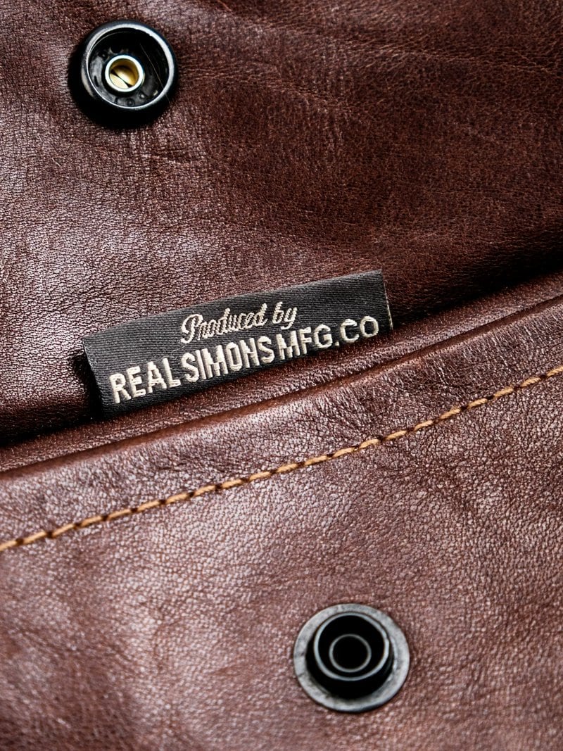 A-2 Leather Flight Jacket 18775 — Mocha Brown Vintage Reproduction, Horsehide