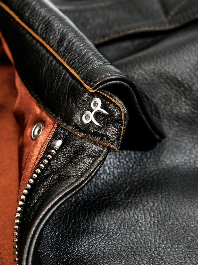 A-2 Leather Flight Jacket — Military, Short, Tea-Core Goatskin