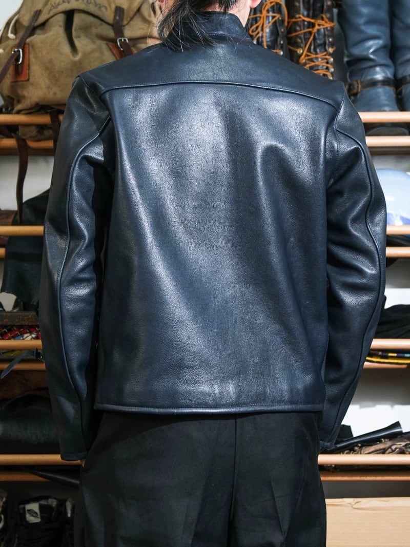 カフェレーサー ライダース J-100 ゴートスキン
