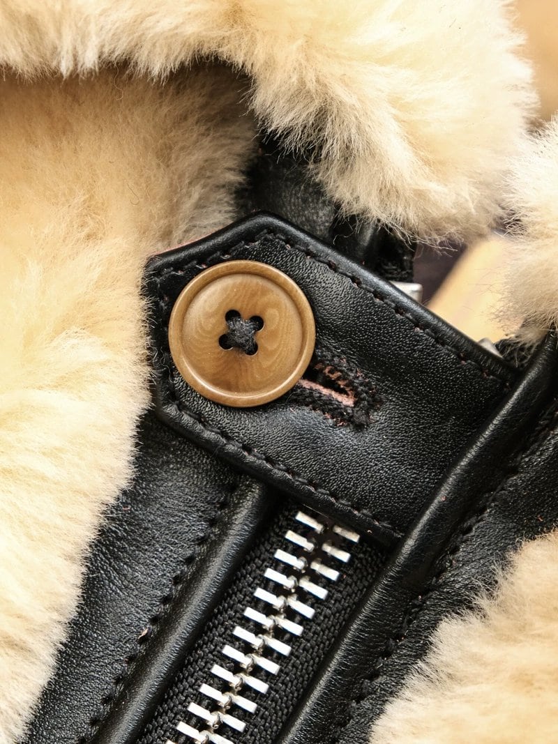 GRIZZLY JACKET Mountain Fur Jacket — Merino Wool Pile, 1930s