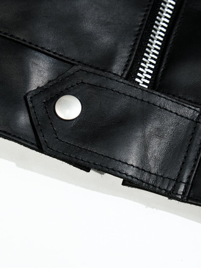 551 Leather Jacket — British Classic, Black Calfskin