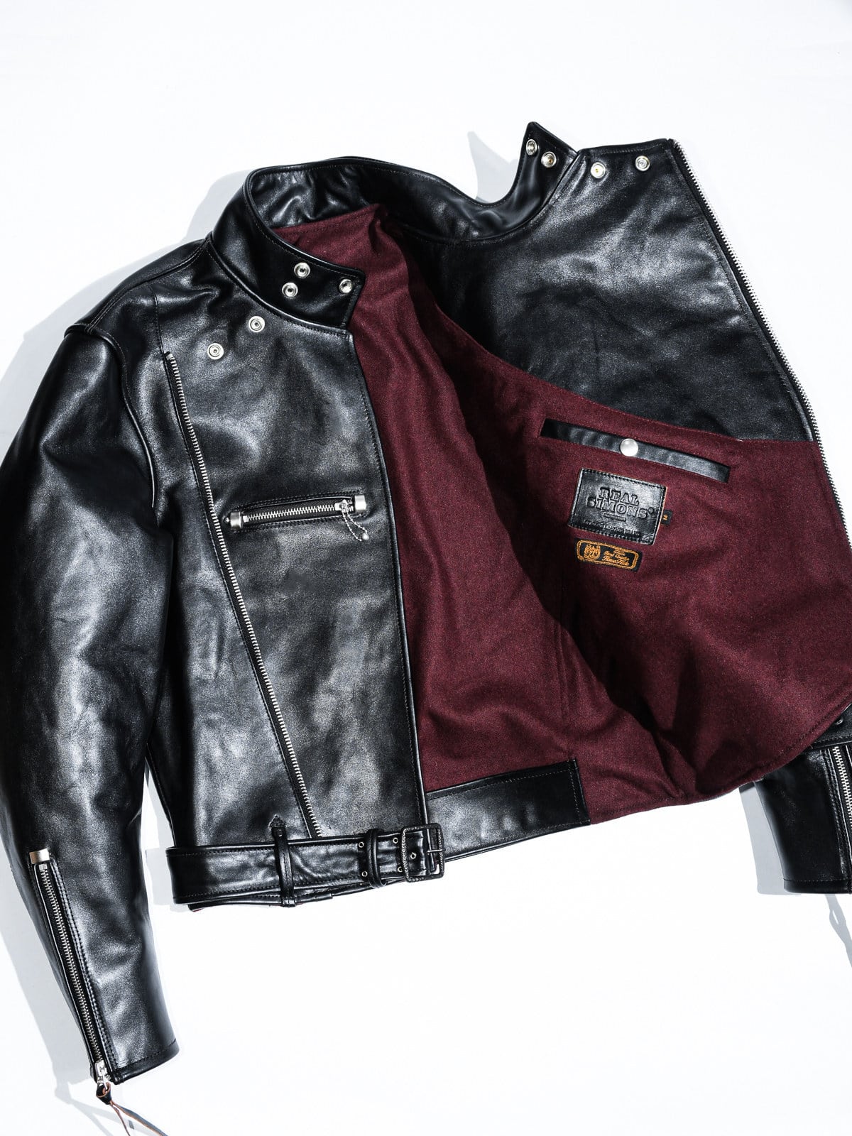 BLACK RIDGE Jacket ウエストシェイプ短丈 茶芯 ホースハイド