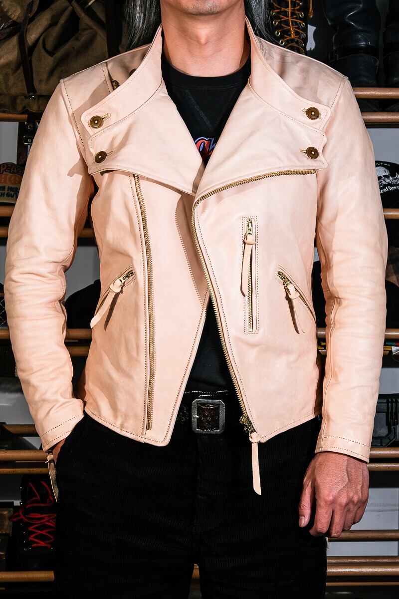 Sonoma Jacket ワイドショルダー絞り ホースハイド