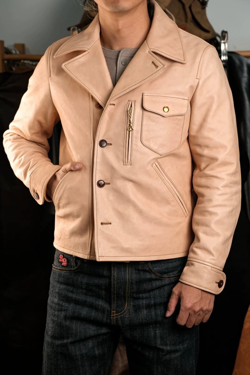Car Coat — 1940s Horsehide