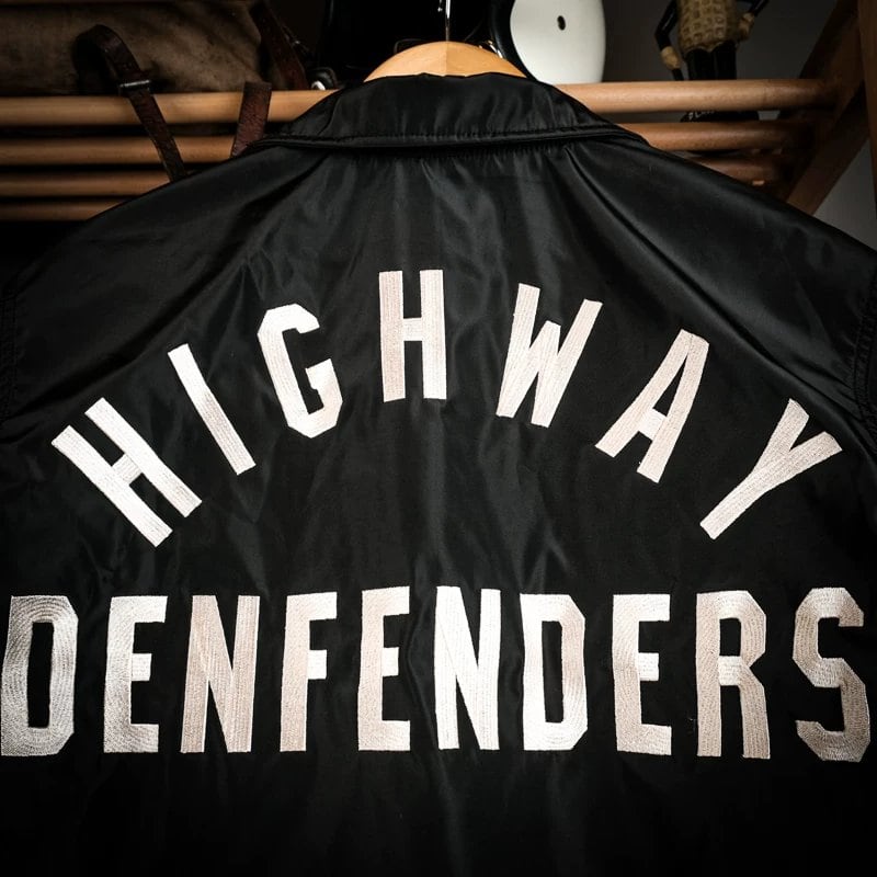 Coach Jacket — Riding, Waterproof, Black Nylon