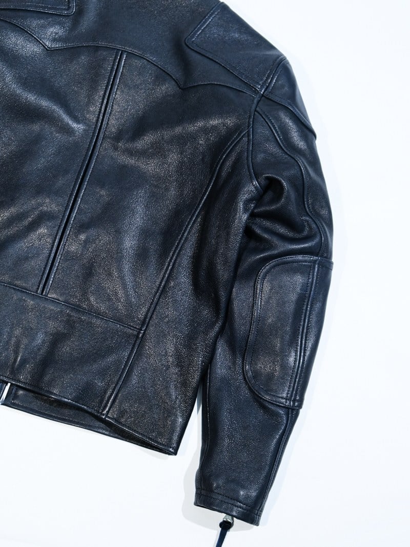 Single Riders Leather Jacket — Tannin Tanned Goatskin