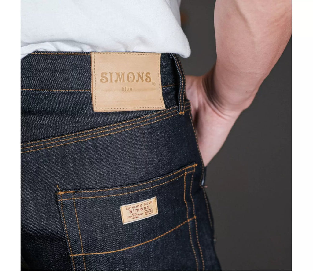 ライディングデニム 14oz ダイヤキルト補強 セルビッジ インディゴ