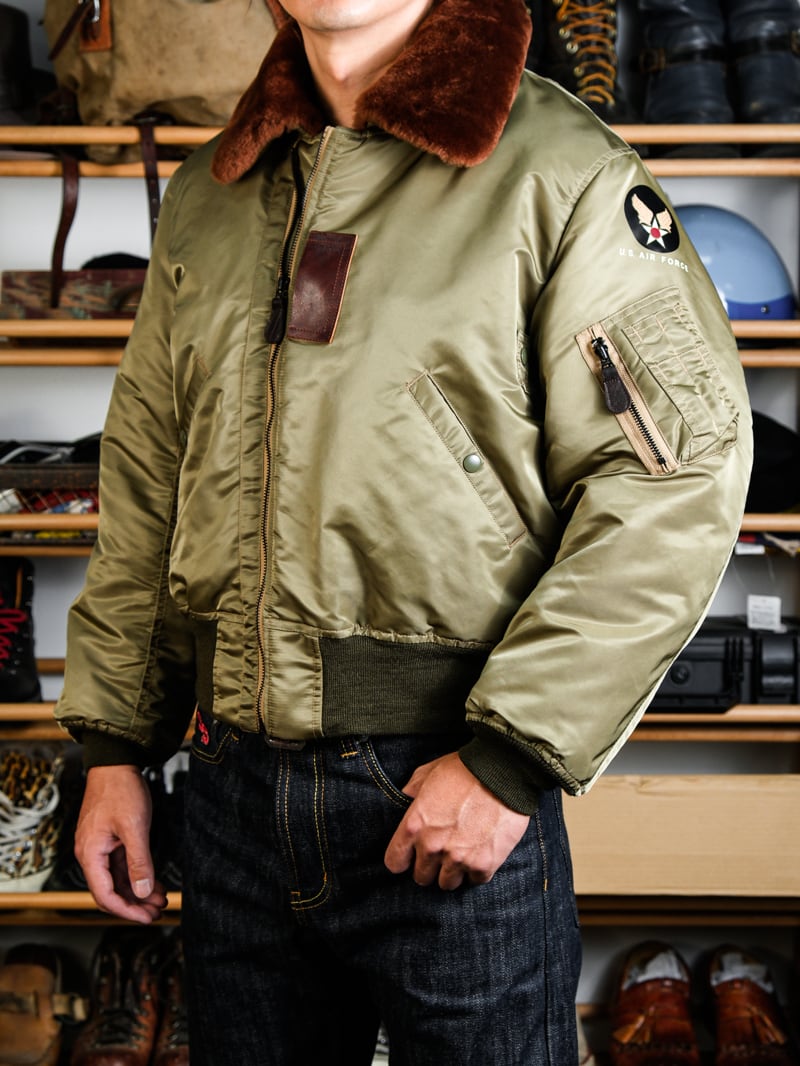 B-15B Flight Jacket — Real Fur Collar